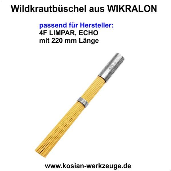 Wildkrautbüschel WIKRALON für LIMPAR, ECHO 220 mm